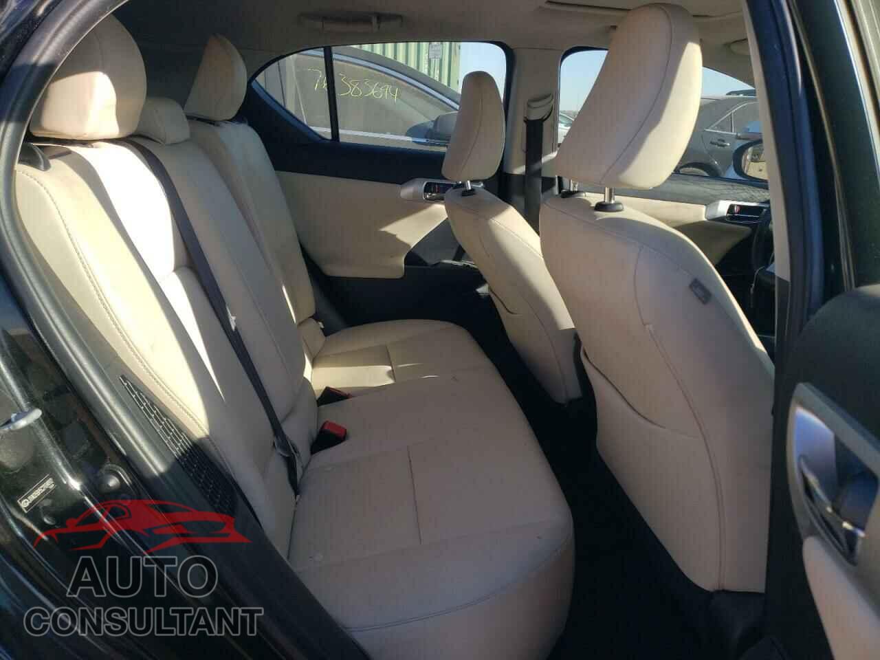 LEXUS CT 200 2012 - JTHKD5BH5C2104892