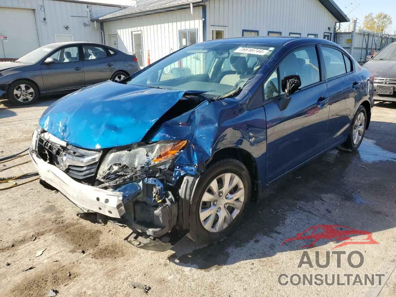 HONDA CIVIC 2012 - 19XFB2F50CE074923