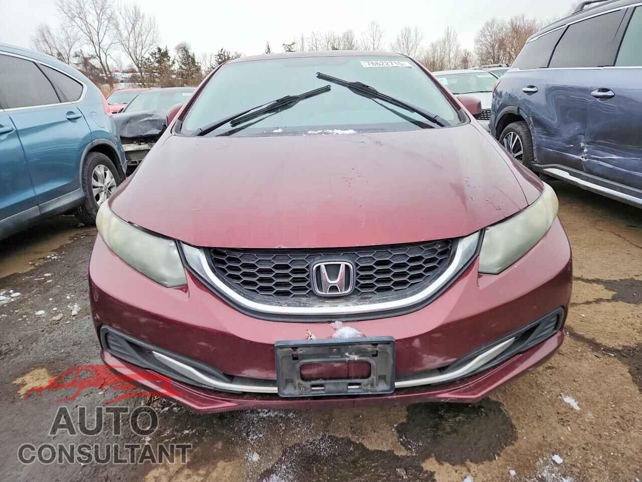 HONDA CIVIC 2013 - 19XFB2F57DE266406