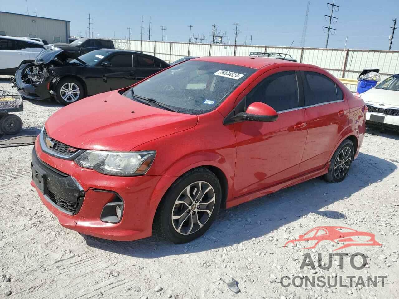 CHEVROLET SONIC 2017 - 1G1JD5SH9H4112866