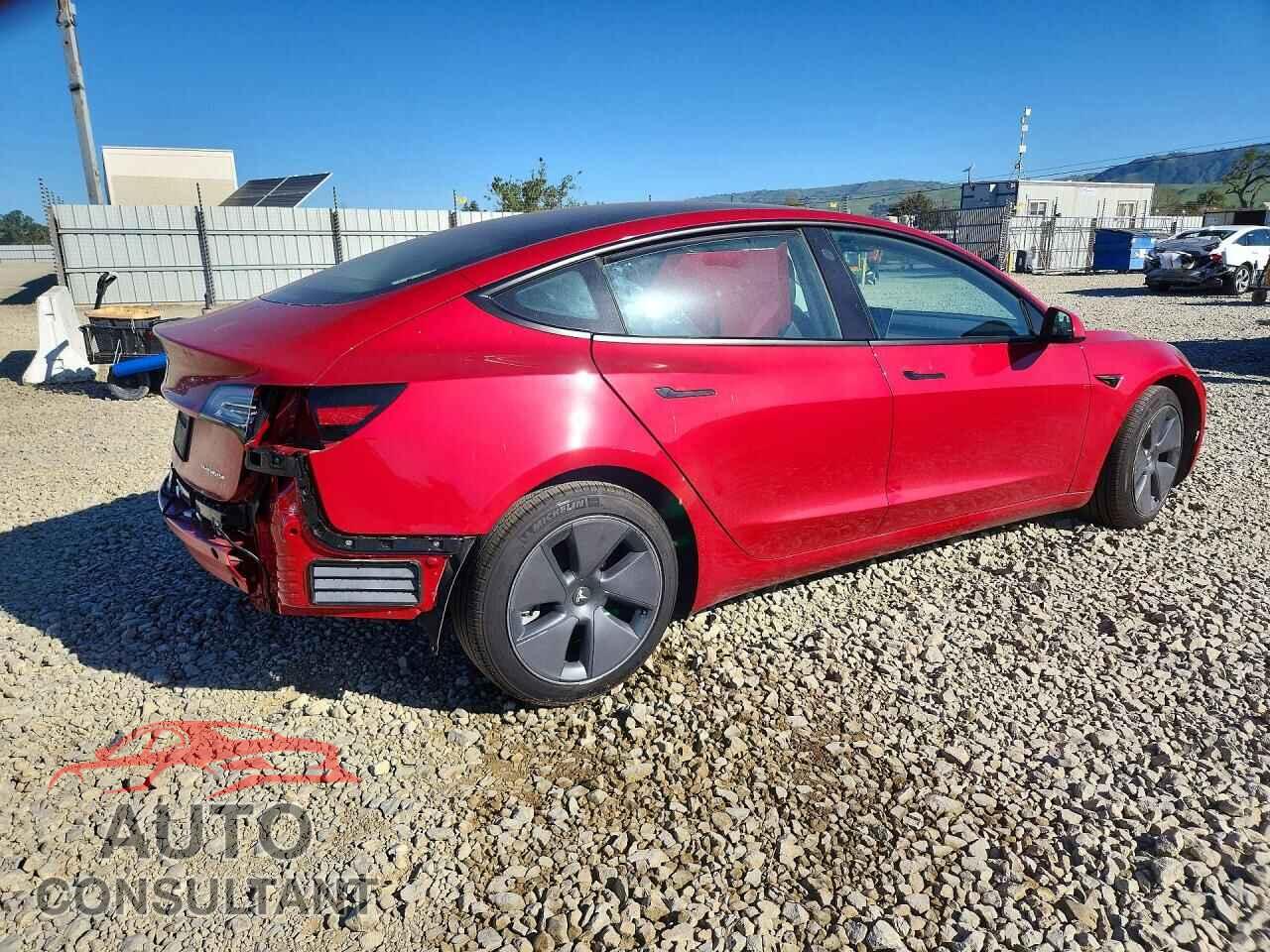 TESLA MODEL 3 2022 - 5YJ3E1EB0NF298492