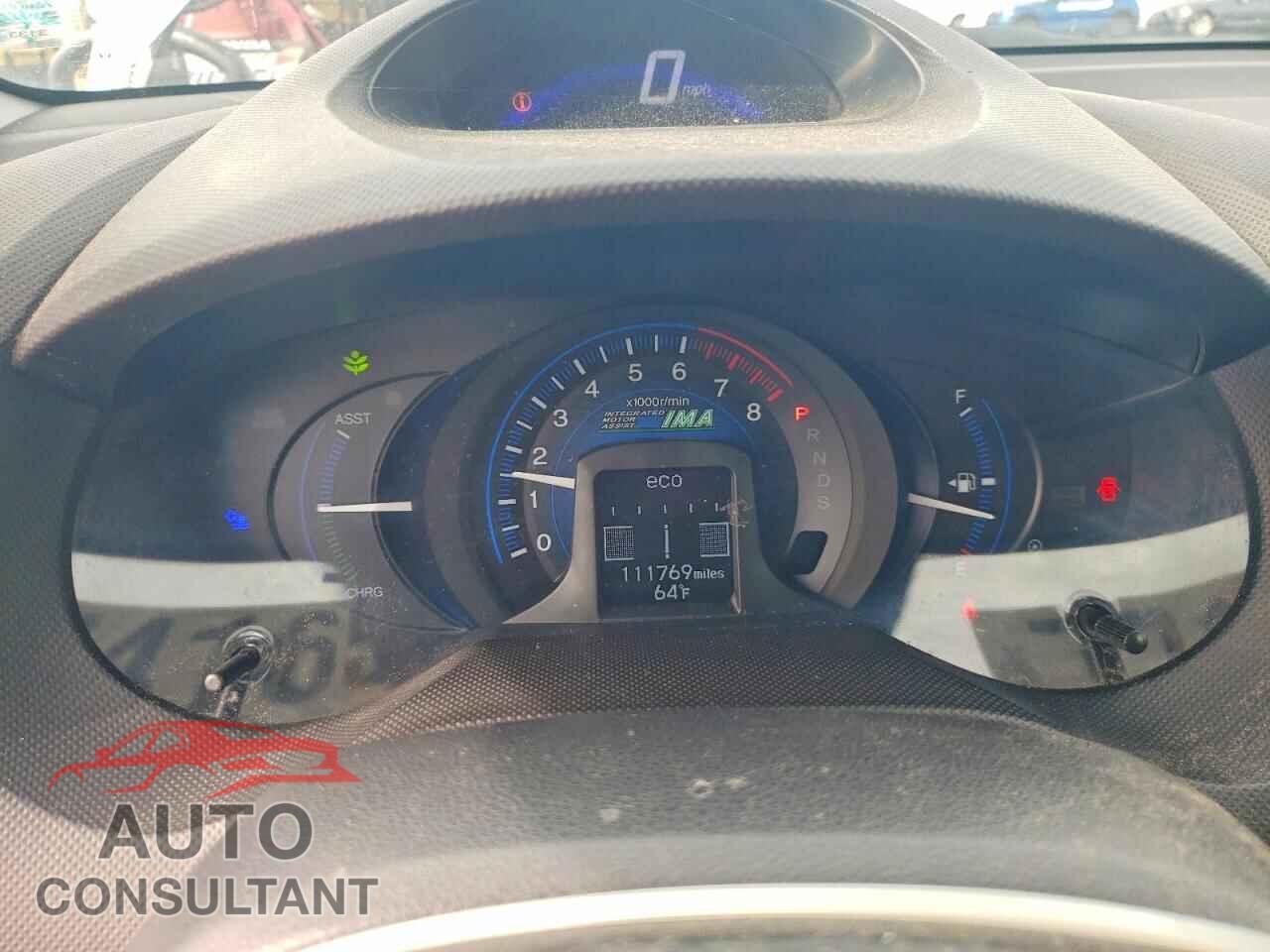 HONDA INSIGHT 2013 - JHMZE2H71DS002029