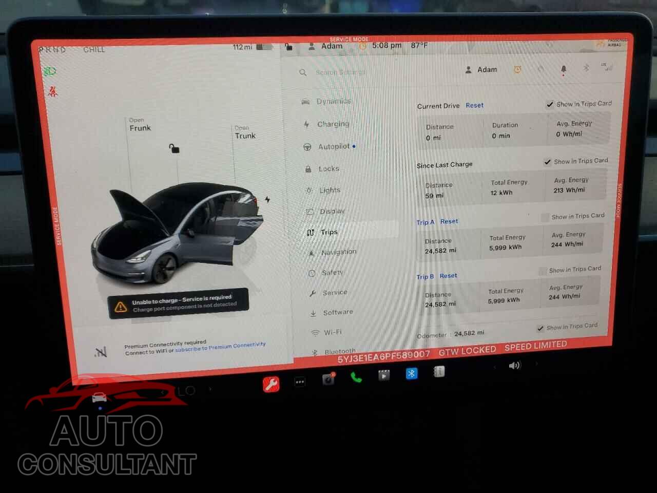 TESLA MODEL 3 2023 - 5YJ3E1EA6PF589007