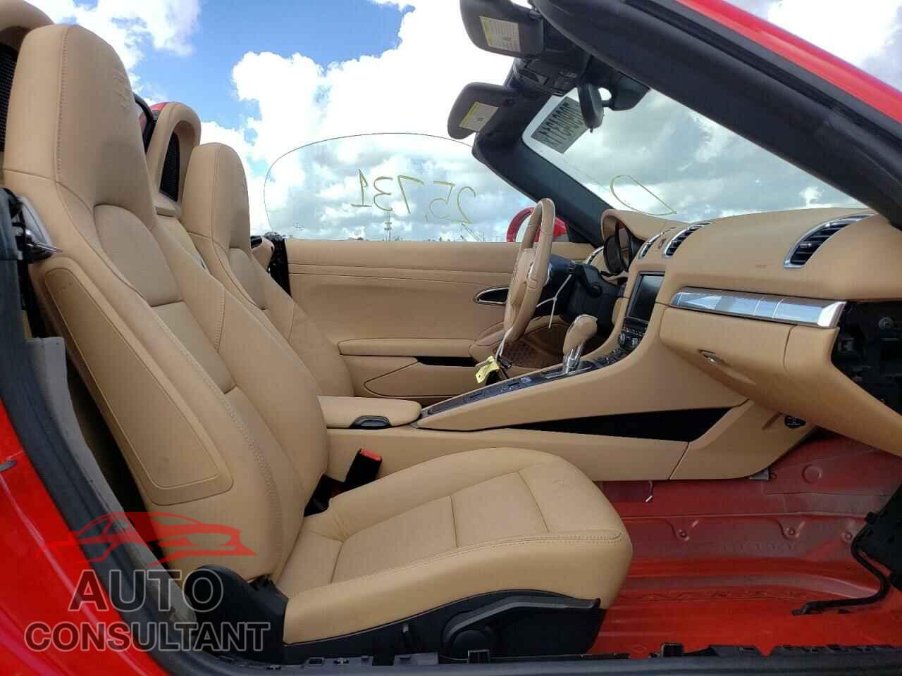 PORSCHE BOXSTER 2016 - WP0CA2A81GS120625