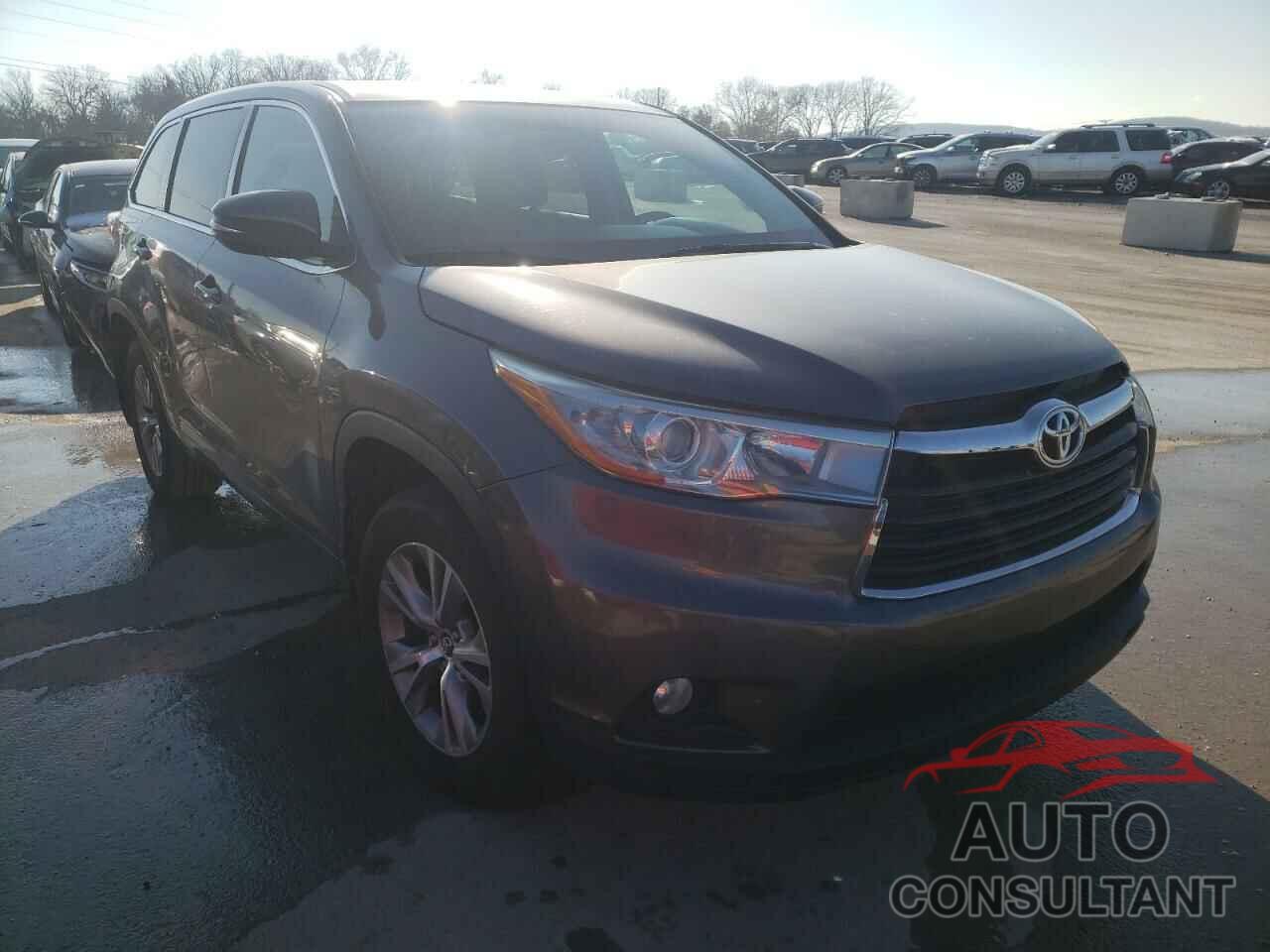 TOYOTA HIGHLANDER 2016 - 5TDBKRFH2GS355487
