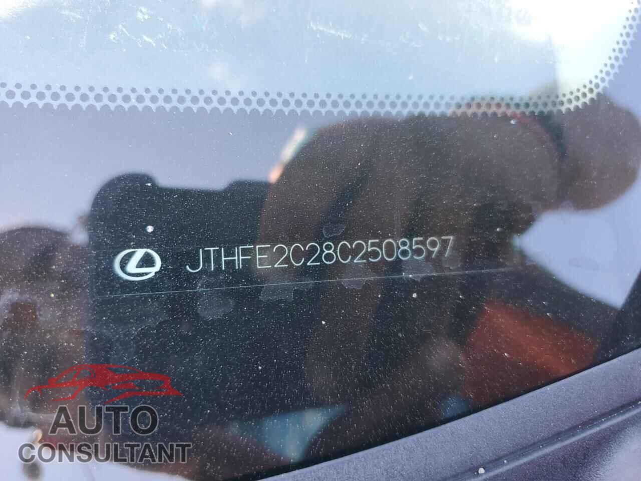 LEXUS IS 2012 - JTHFE2C28C2508597