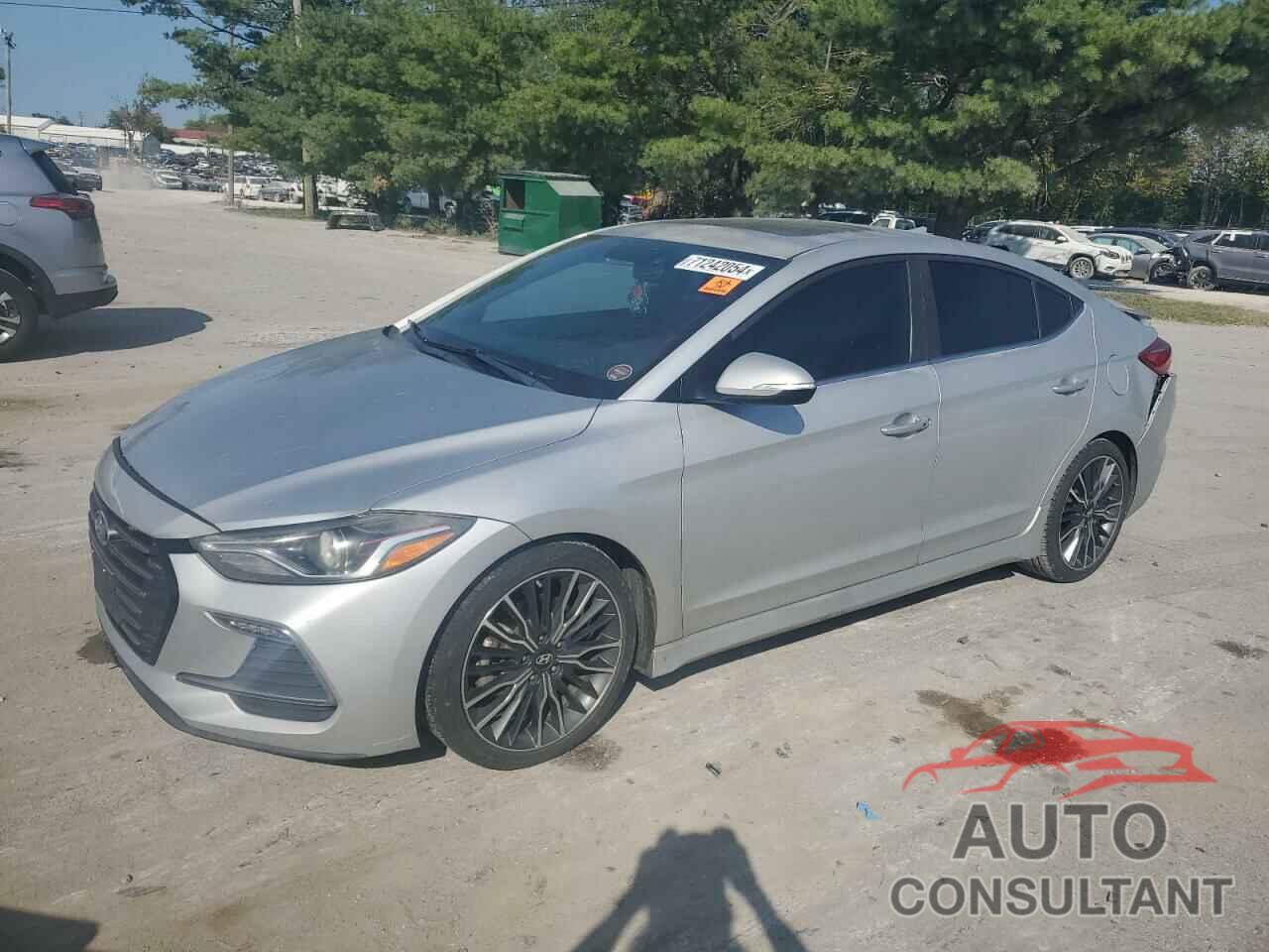 HYUNDAI ELANTRA 2018 - KMHD04LB9JU559011