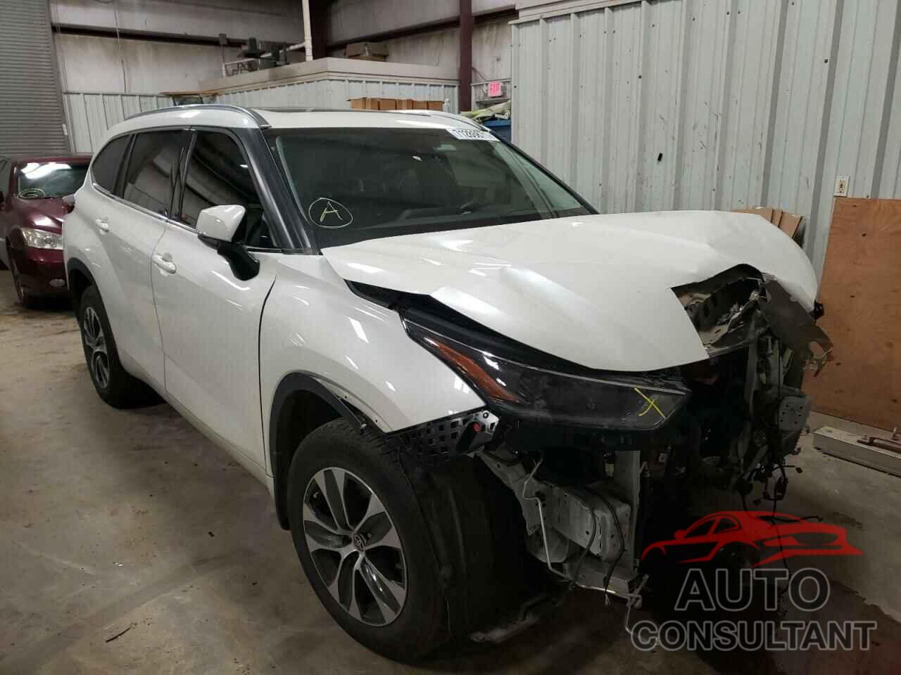 TOYOTA HIGHLANDER 2021 - 5TDGZRAH2MS520328