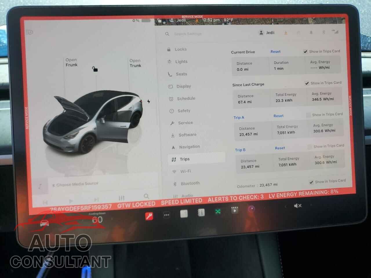 TESLA MODEL Y 2024 - 7SAYGDEF5RF159357