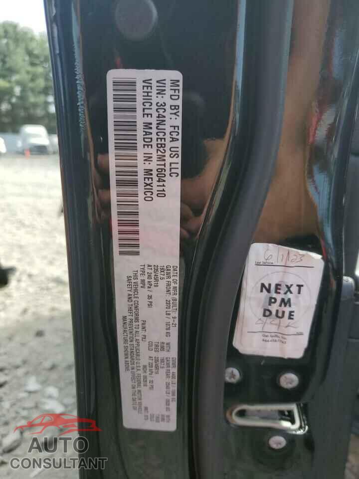 JEEP COMPASS 2021 - 3C4NJCEB2MT604110