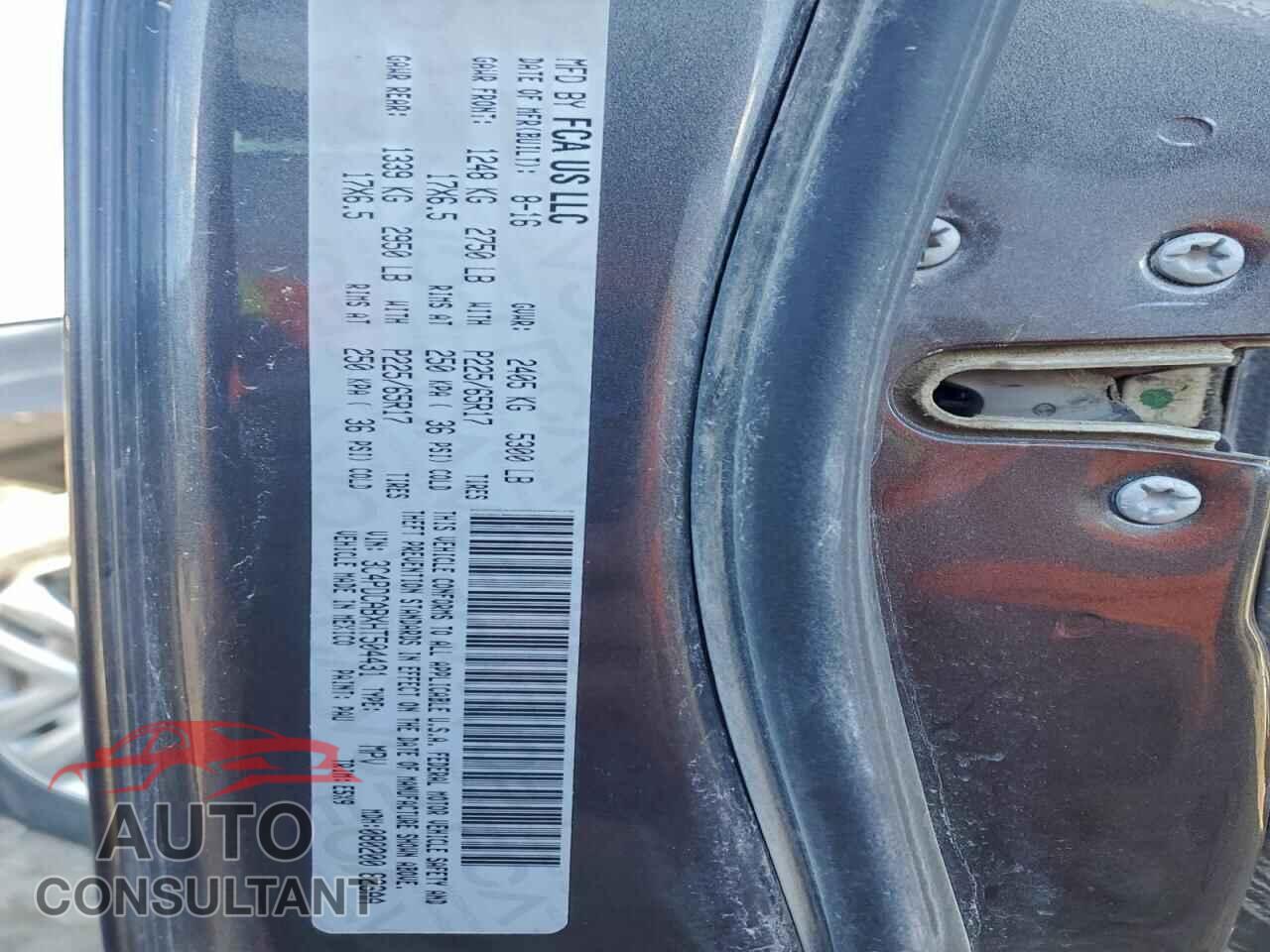 DODGE JOURNEY 2017 - 3C4PDCABXHT504431