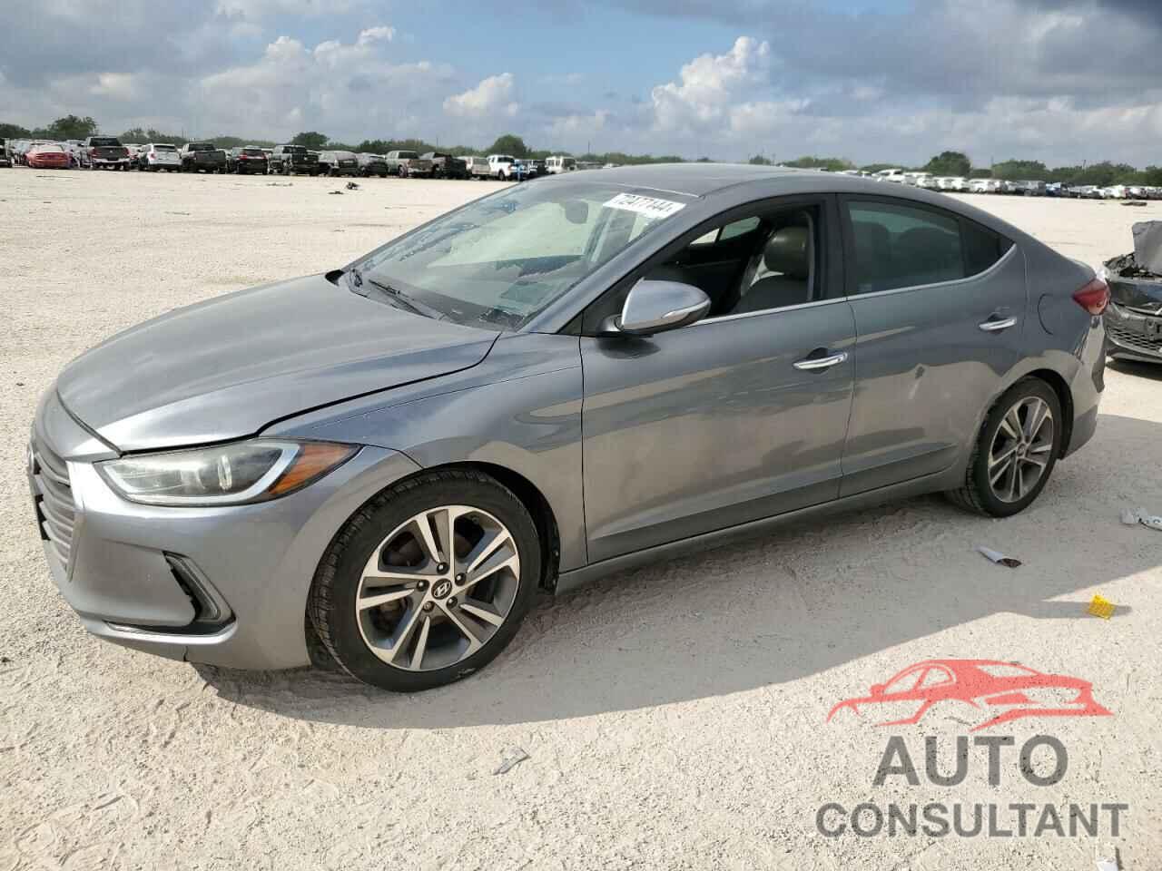 HYUNDAI ELANTRA 2017 - KMHD84LF9HU104696