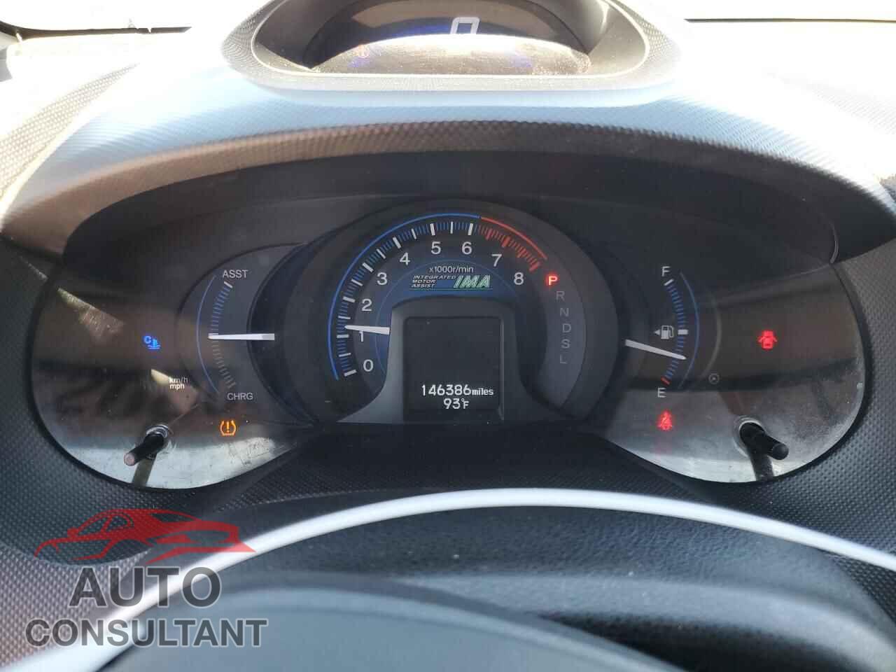 HONDA INSIGHT 2012 - JHMZE2H54CS001308