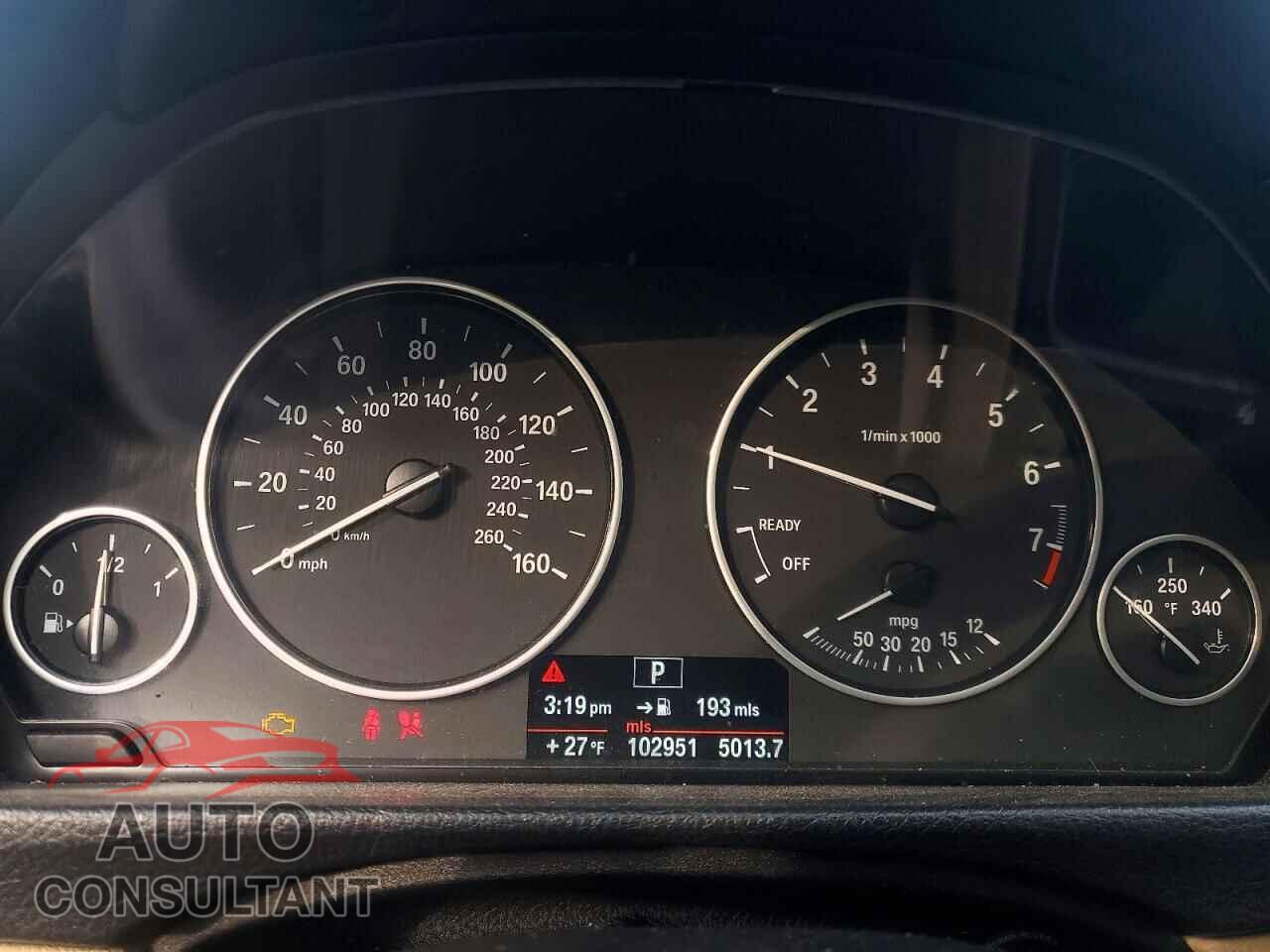 BMW 3 SERIES 2013 - WBA3B3C59DF539491