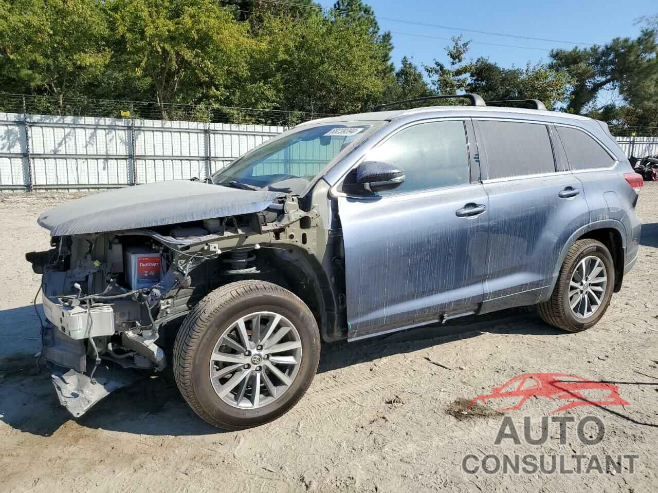 TOYOTA HIGHLANDER 2018 - 5TDJZRFHXJS814991