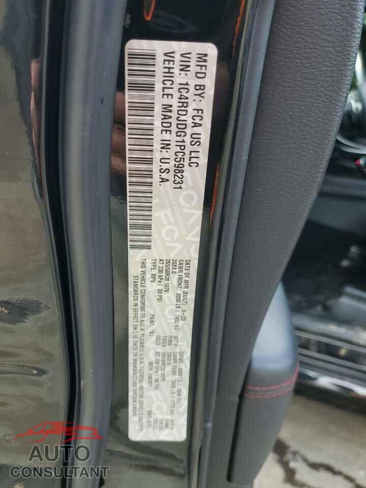 DODGE DURANGO 2023 - 1C4RDJDG1PC598231