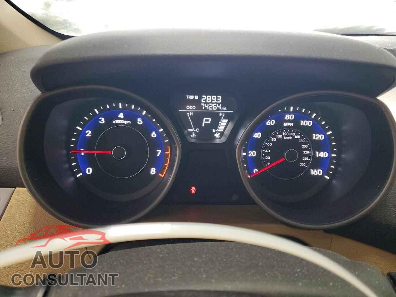 HYUNDAI ELANTRA 2013 - 5NPDH4AE7DH448708