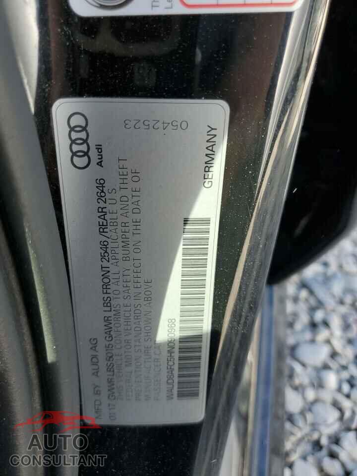 AUDI A6 2017 - WAUD8AFC5HN090968