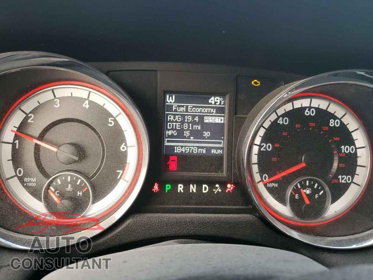 DODGE CARAVAN 2013 - 2C4RDGCG8DR655919