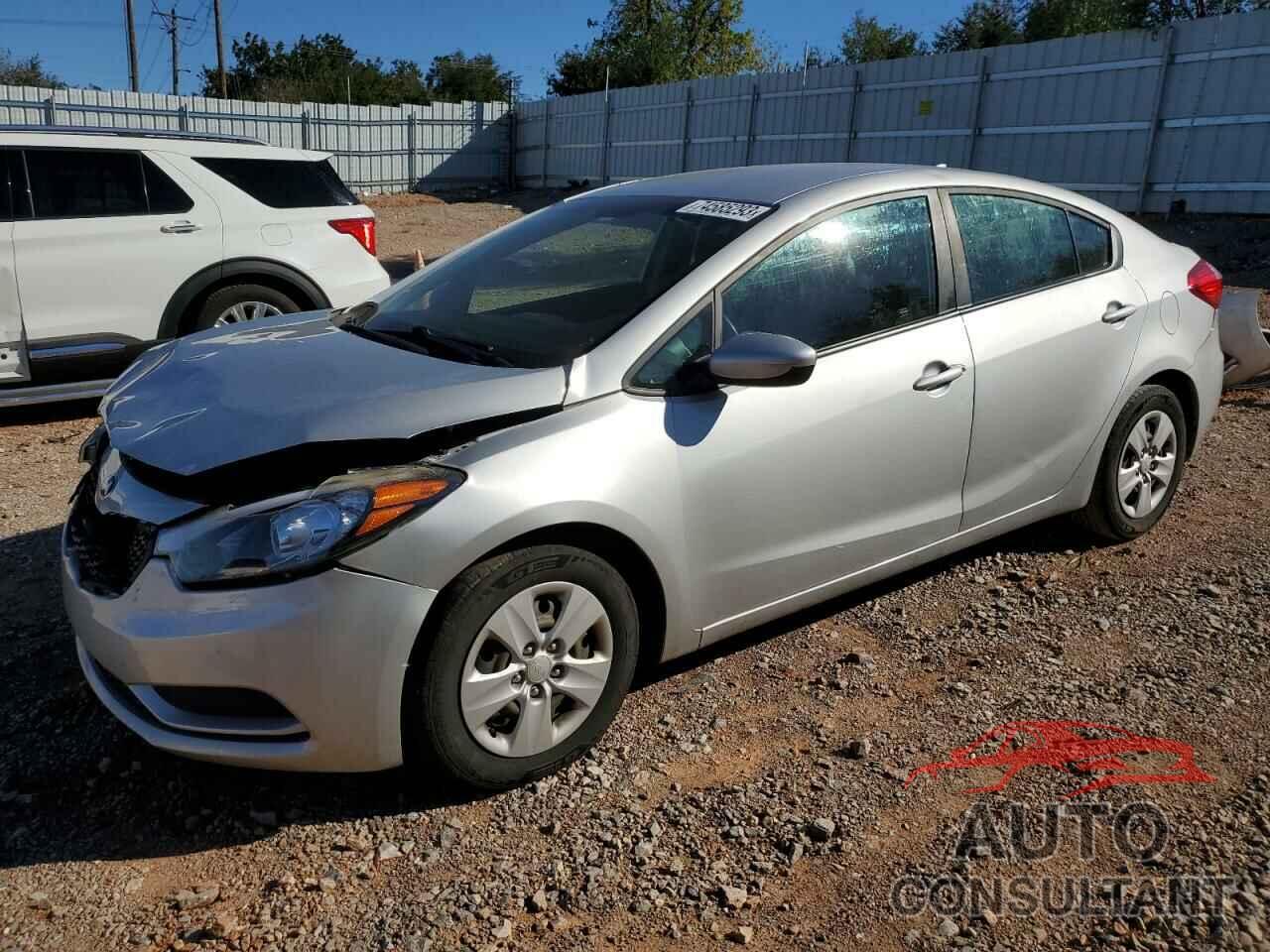 KIA FORTE 2016 - KNAFK4A60G5585798