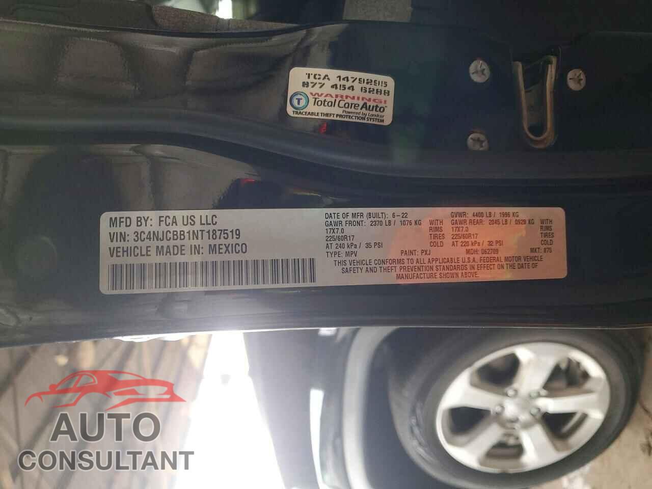 JEEP COMPASS 2022 - 3C4NJCBB1NT187519