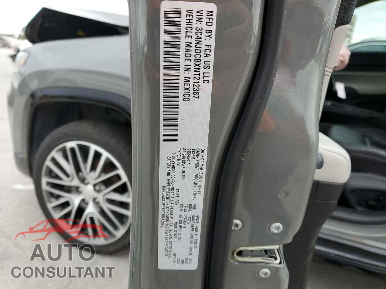 JEEP COMPASS 2022 - 3C4NJDCBXNT212387