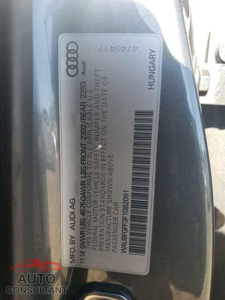 AUDI A3 2015 - WAUBFGFF3F1082091