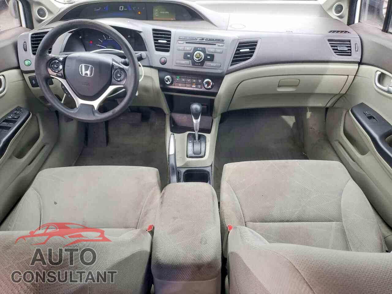 HONDA CIVIC 2012 - 19XFB2F87CE375747