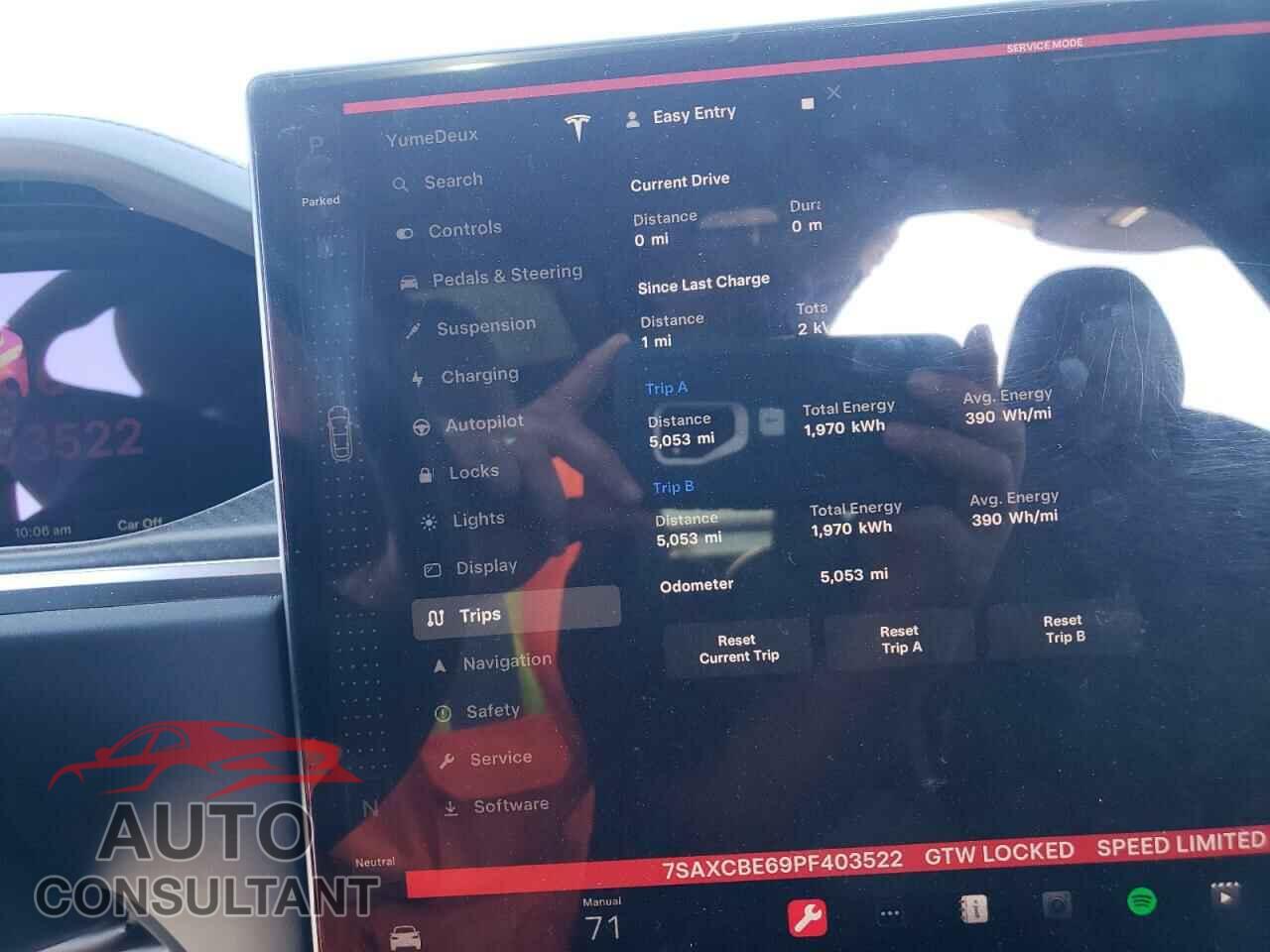 TESLA MODEL X 2023 - 7SAXCBE69PF403522