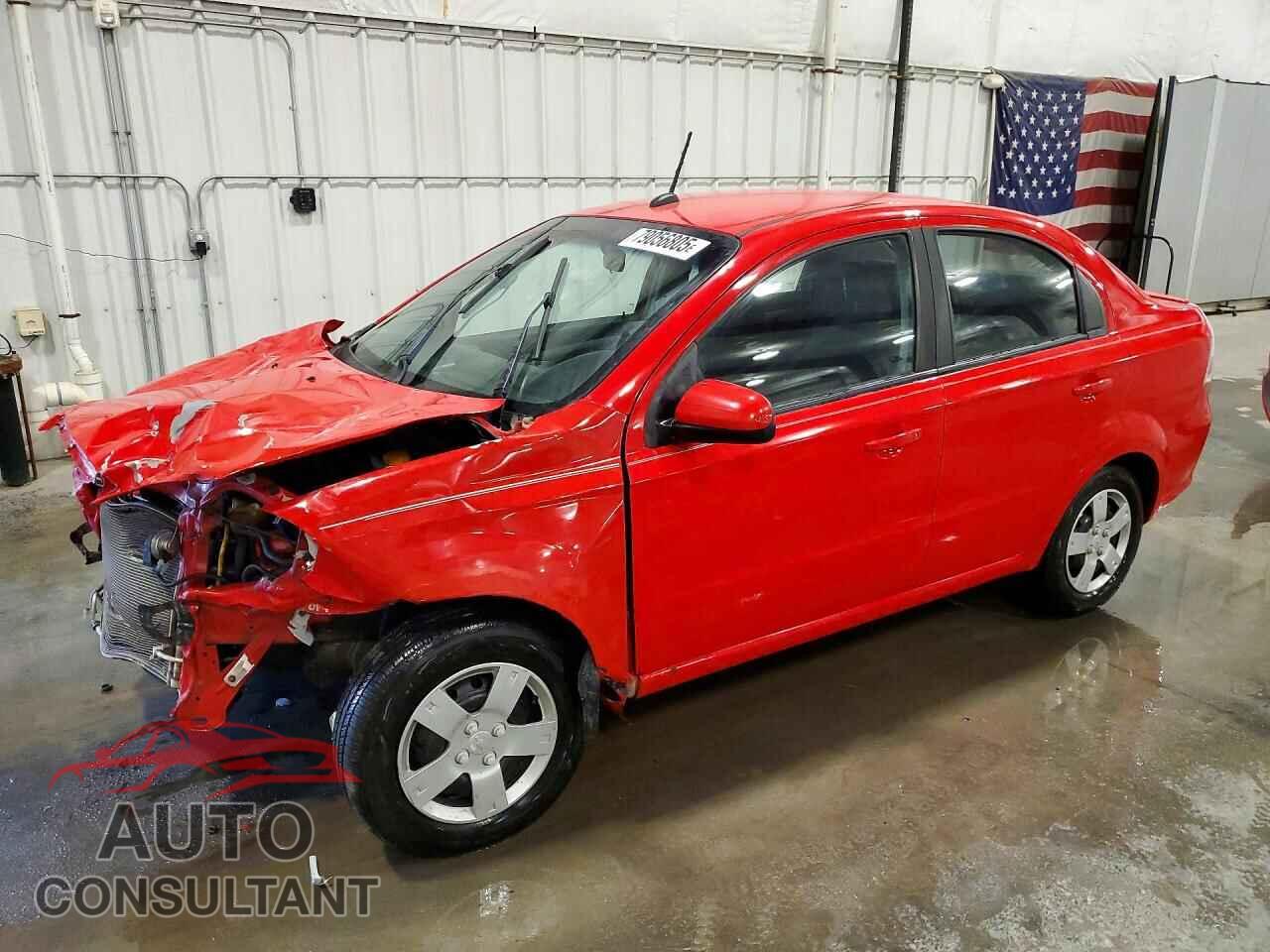 CHEVROLET AVEO 2011 - KL1TD5DE8BB139621