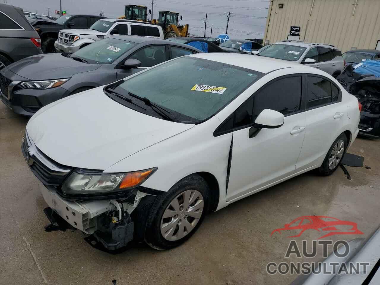 HONDA CIVIC 2012 - 19XFB2F55CE015186