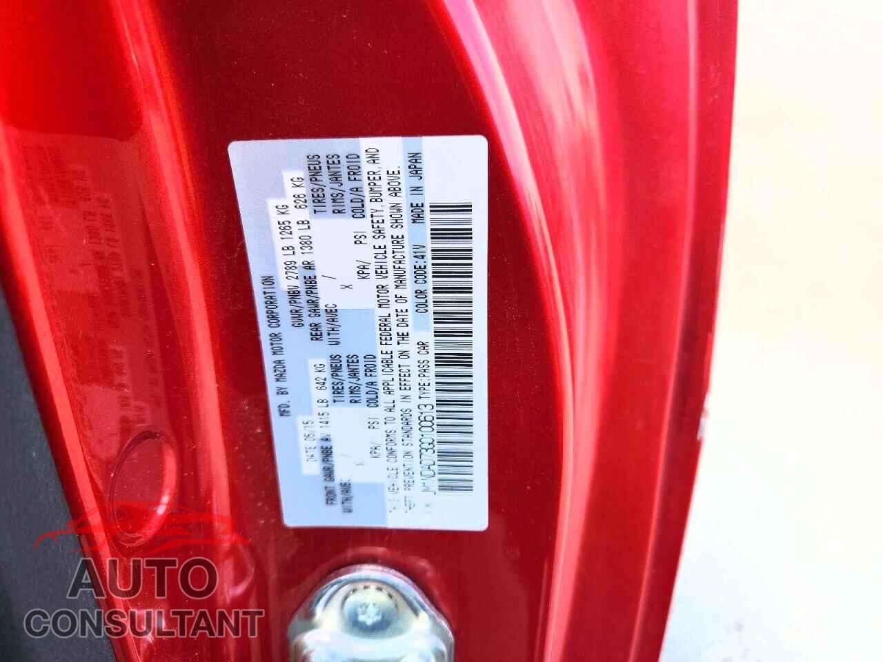 MAZDA MX5 2016 - JM1NDAD73G0100613