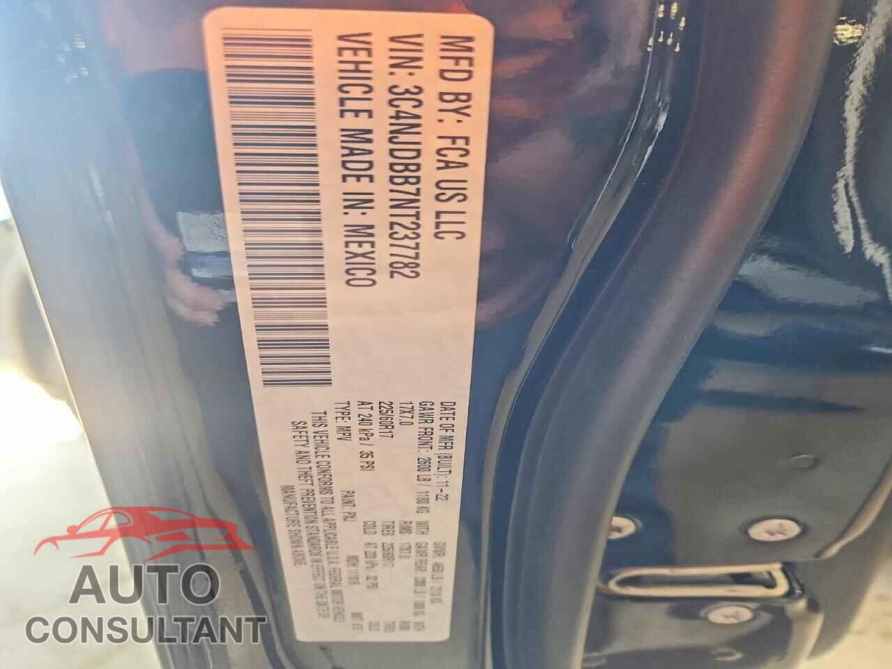 JEEP COMPASS 2022 - 3C4NJDBB7NT237782