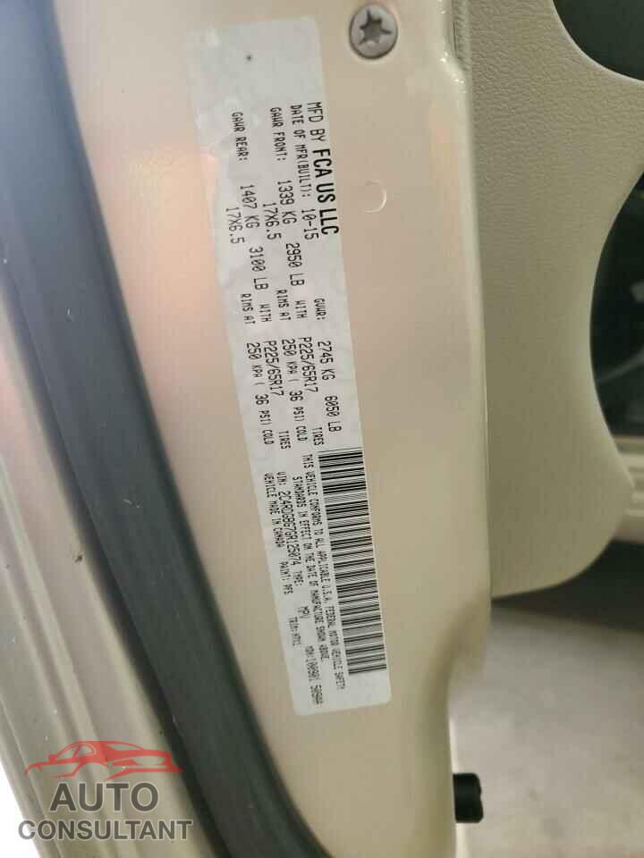 DODGE CARAVAN 2016 - 2C4RDGBG7GR125074