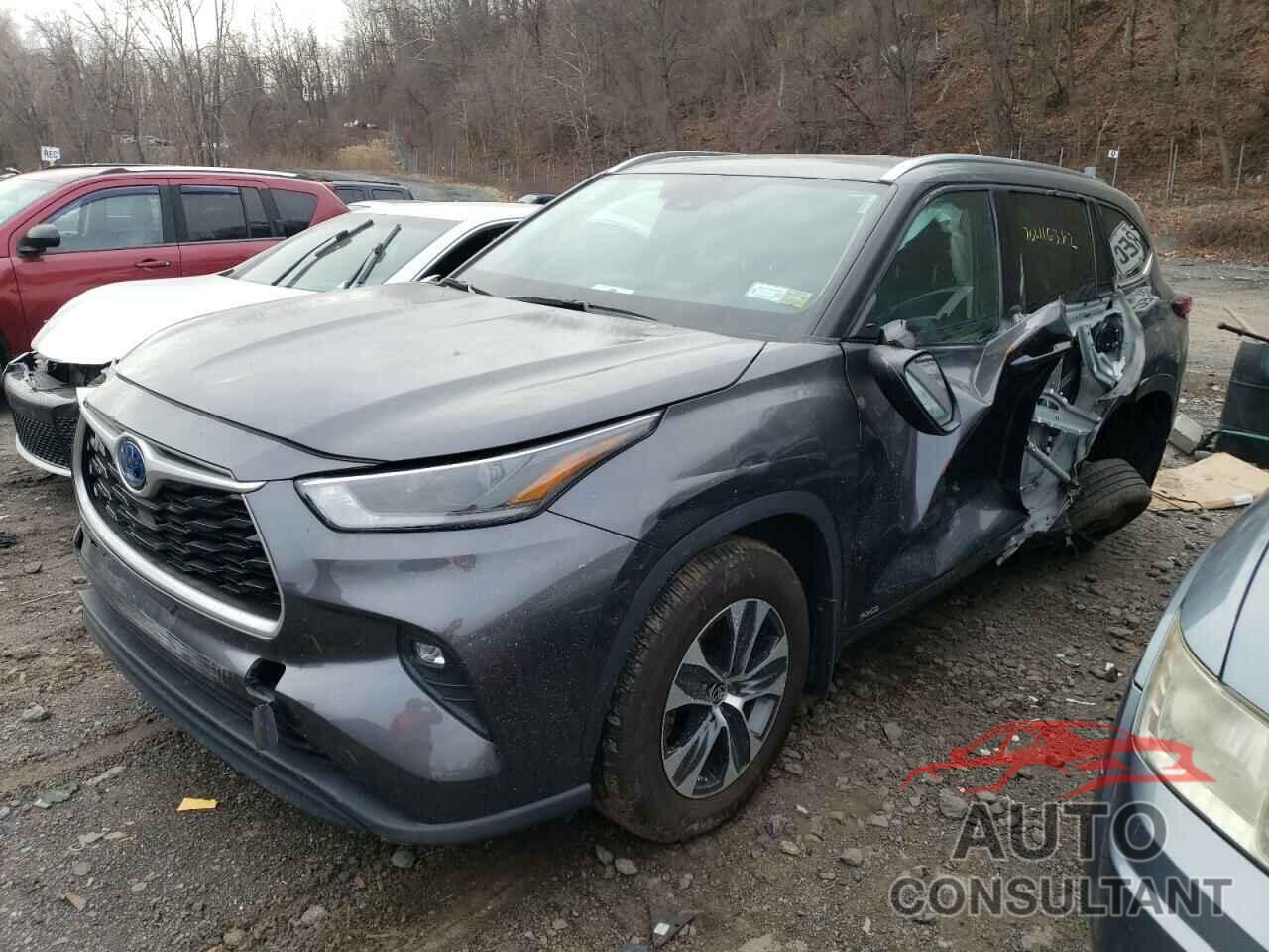 TOYOTA HIGHLANDER 2021 - 5TDGBRCH4MS517416