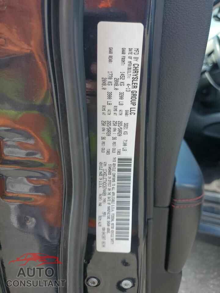 DODGE DURANGO 2013 - 1C4SDJCTXDC674489
