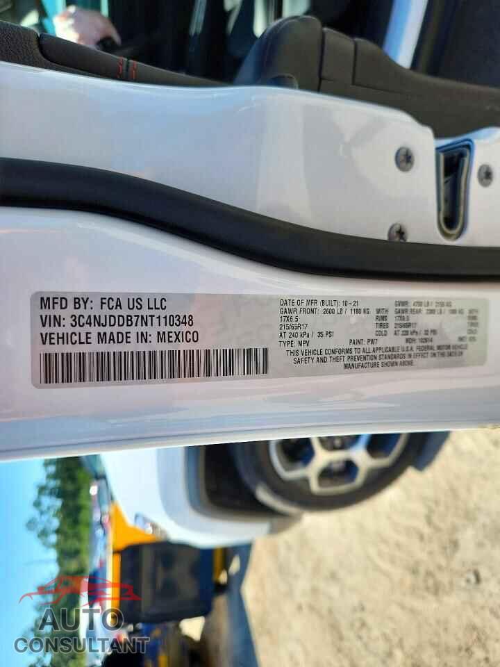 JEEP COMPASS 2022 - 3C4NJDDB7NT110348