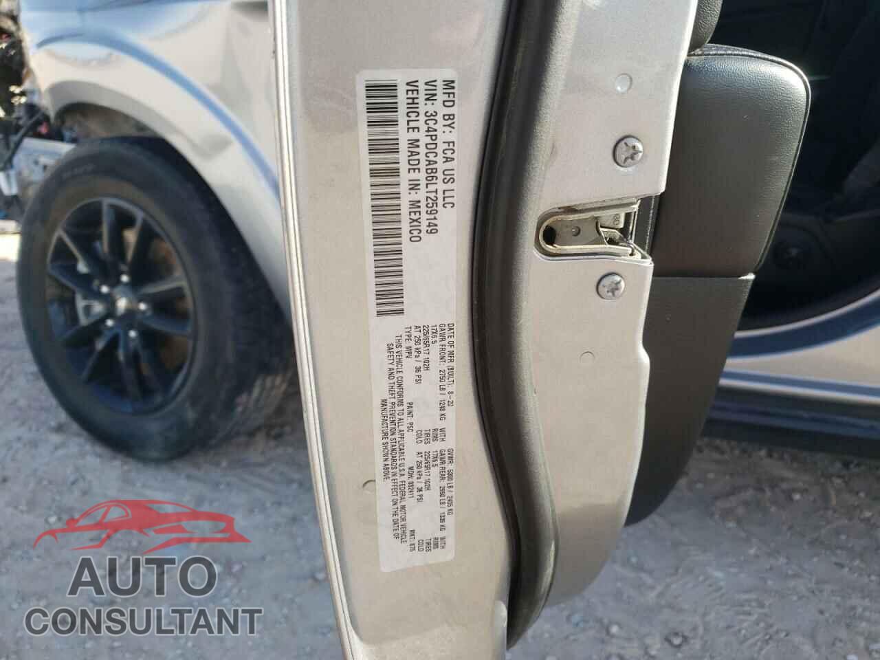 DODGE JOURNEY 2020 - 3C4PDCAB6LT259149