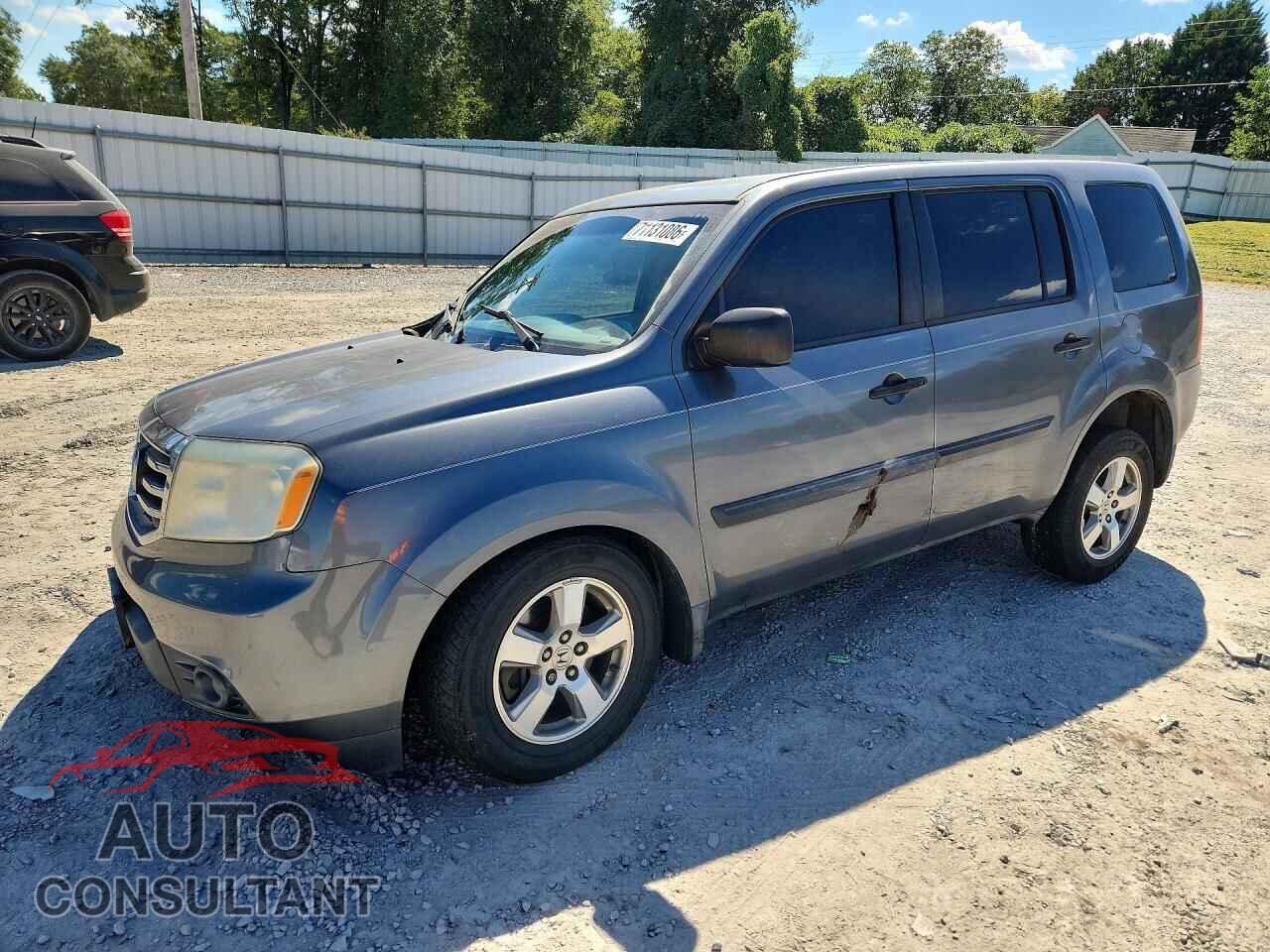 HONDA PILOT 2012 - 5FNYF3H25CB001756