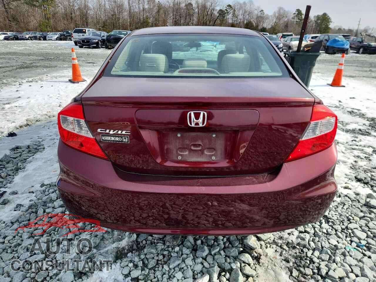 HONDA CIVIC 2012 - 19XFB2F56CE031526