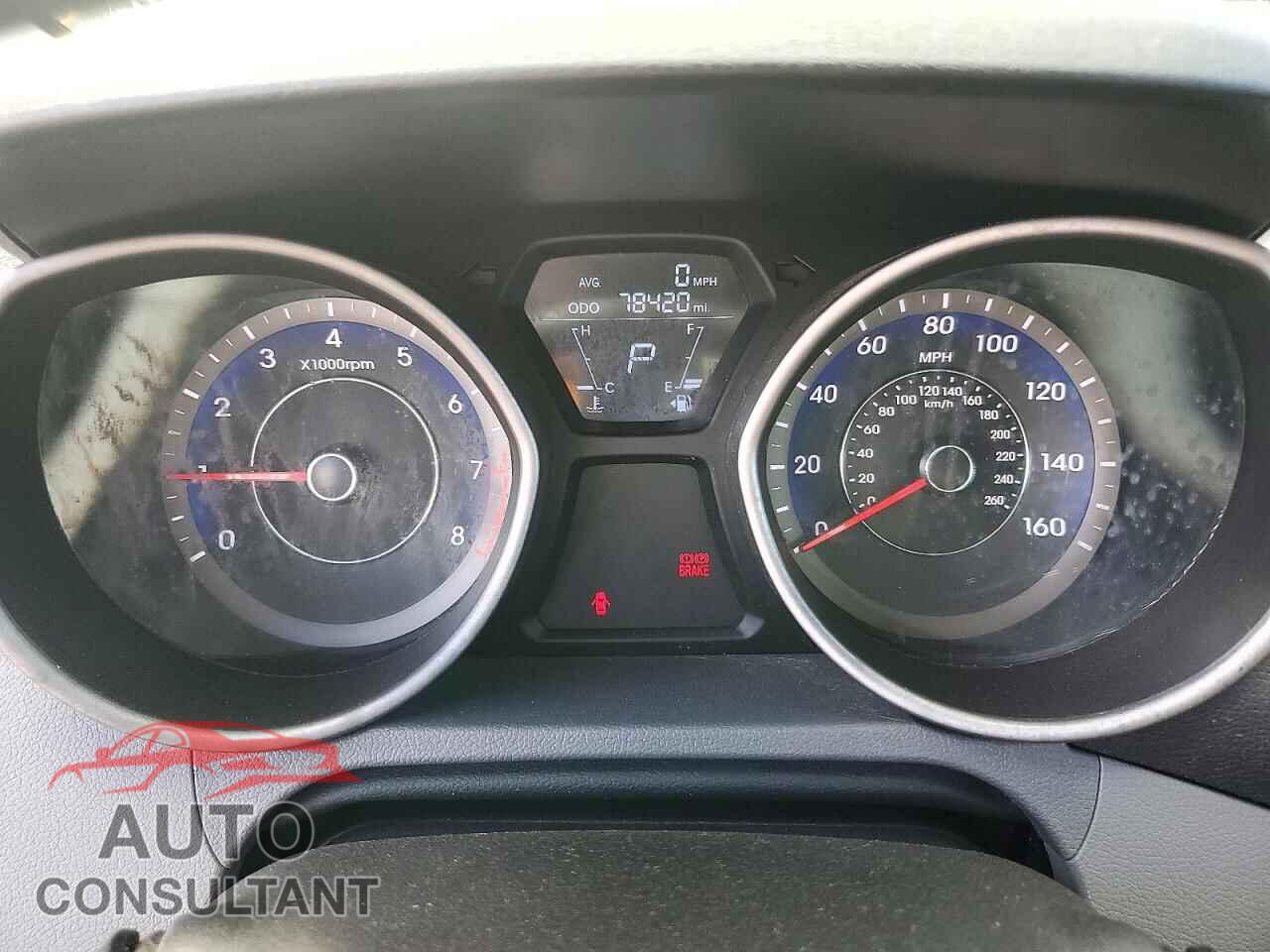 HYUNDAI ELANTRA 2013 - KMHDH4AE2DU930908