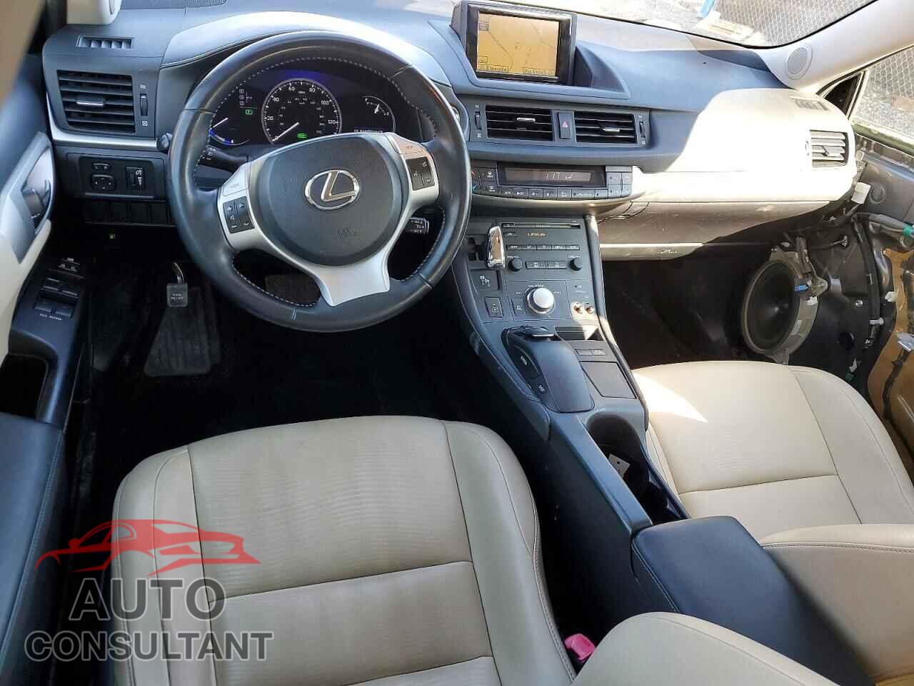 LEXUS CT 200 2012 - JTHKD5BH5C2098561