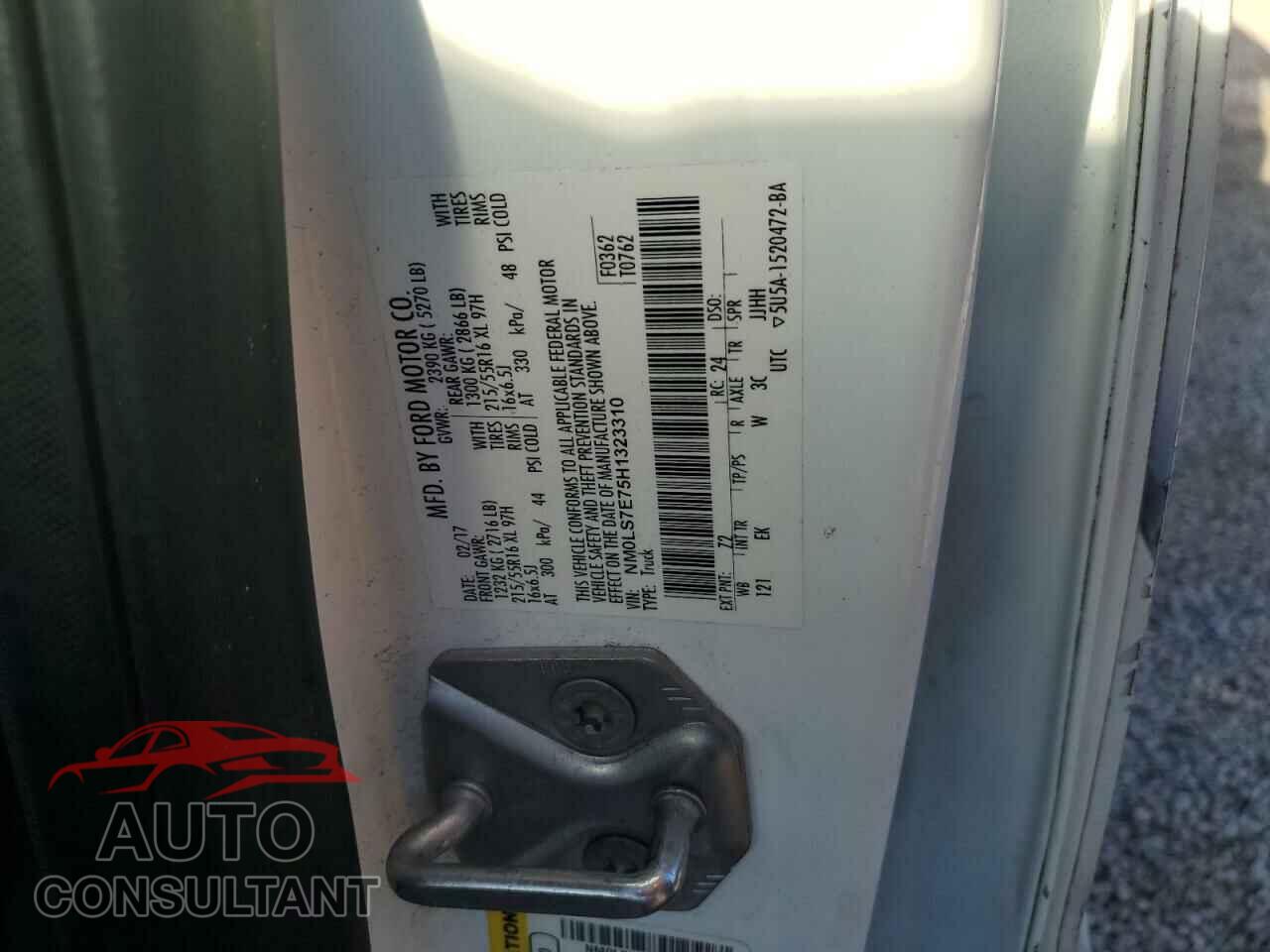 FORD TRANSIT 2017 - NM0LS7E75H1323310