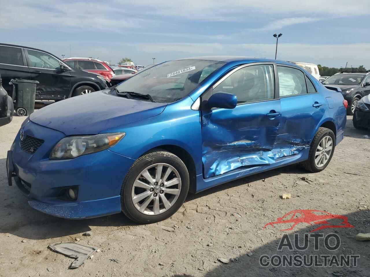 TOYOTA COROLLA 2009 - 1NXBU40E39Z086535