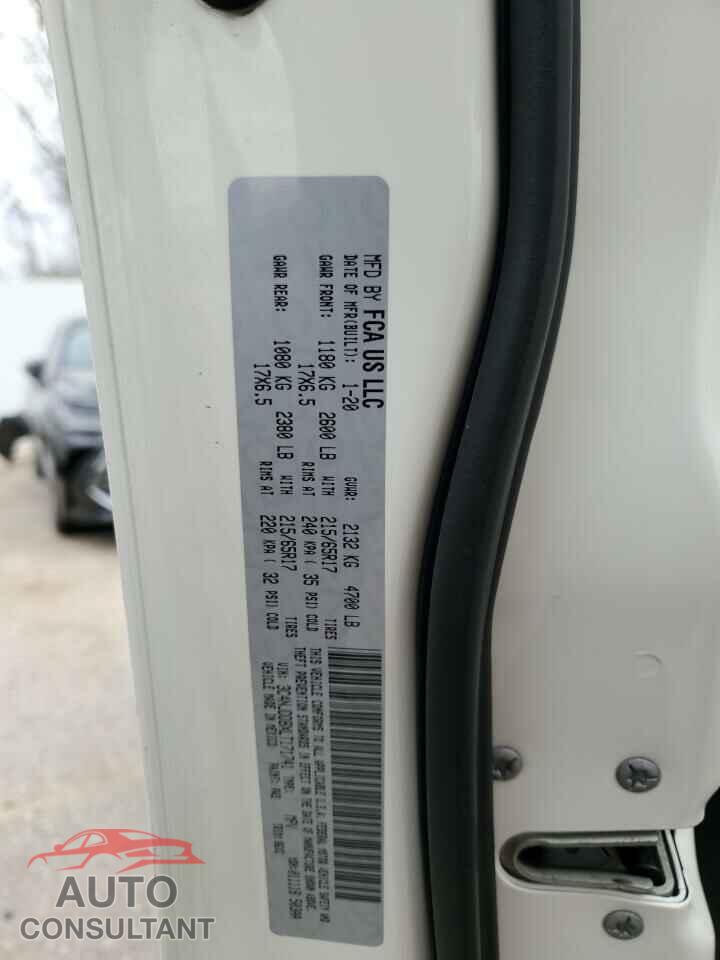JEEP COMPASS 2020 - 3C4NJDDBXLT171741