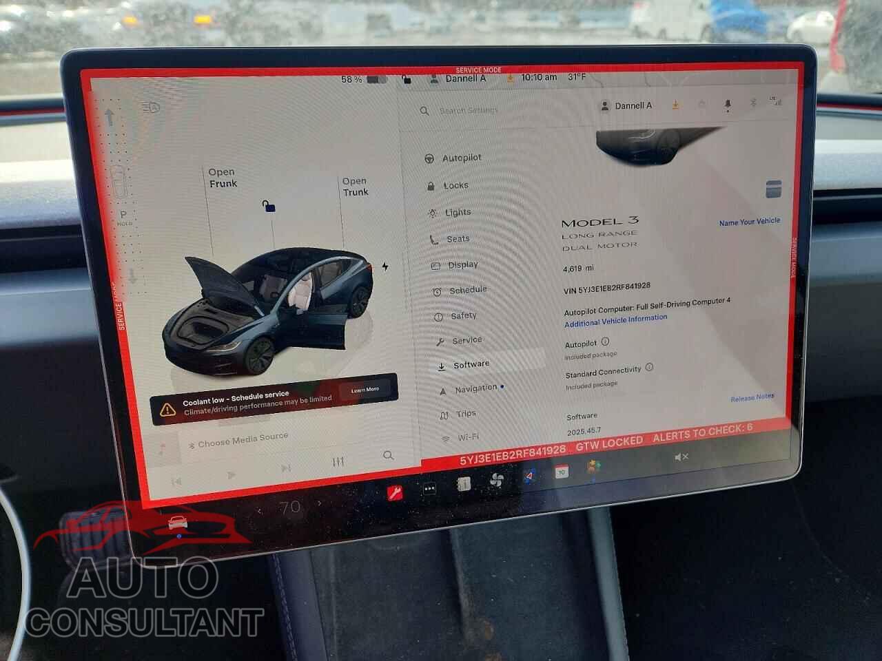 TESLA MODEL 3 2024 - 5YJ3E1EB2RF841928