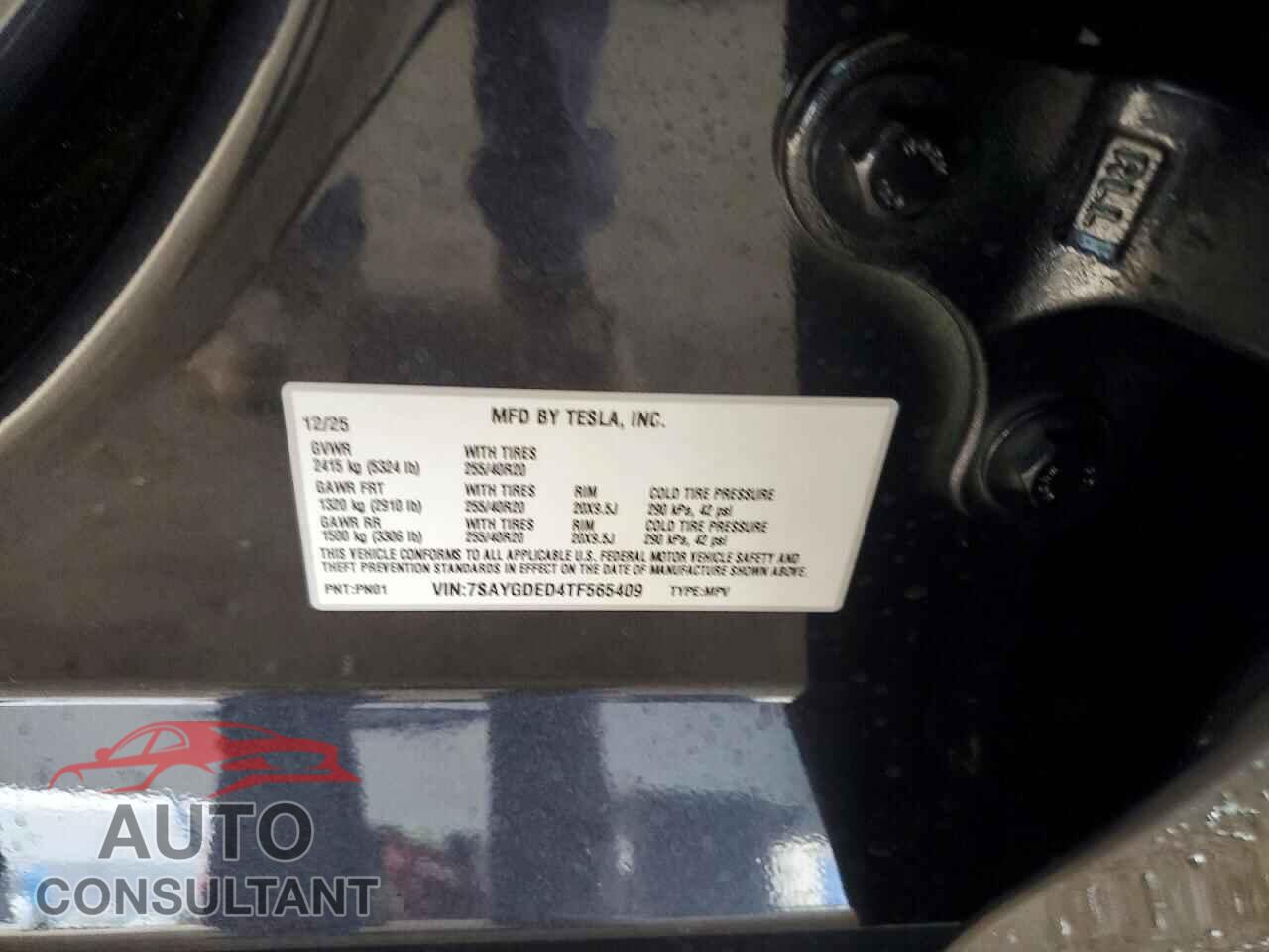 TESLA MODEL Y 2026 - 7SAYGDED4TF565409