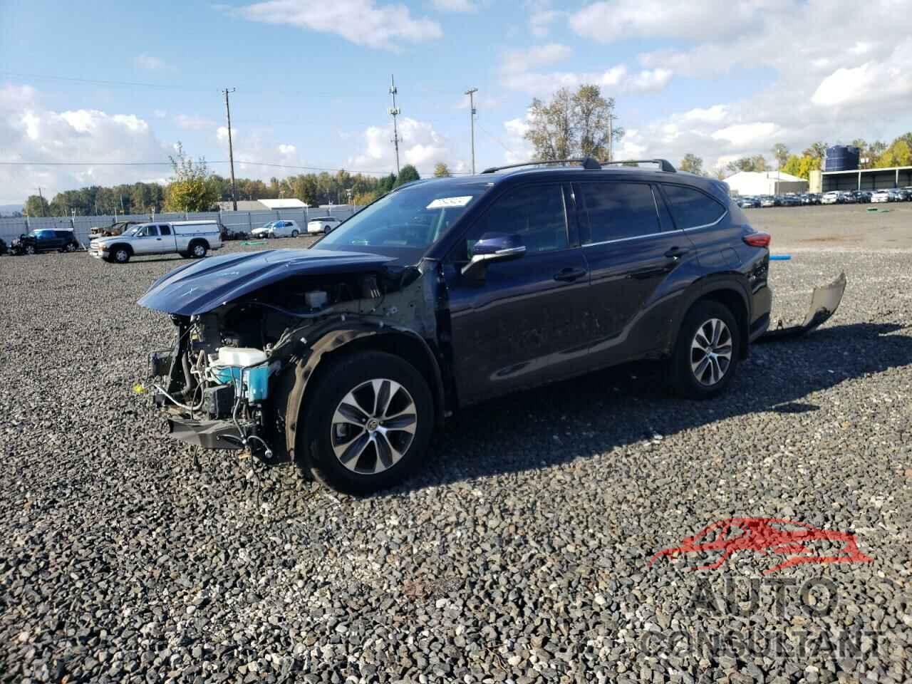 TOYOTA HIGHLANDER 2021 - 5TDHZRBH1MS092898