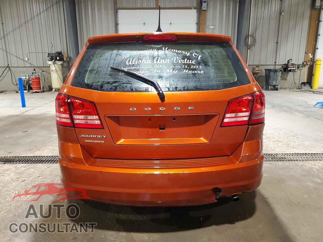 DODGE JOURNEY 2012 - 3C4PDCAB4CT332812