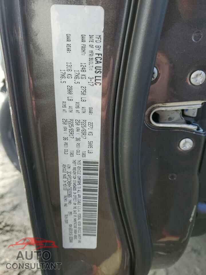 DODGE JOURNEY 2017 - 3C4PDCABXHT622365
